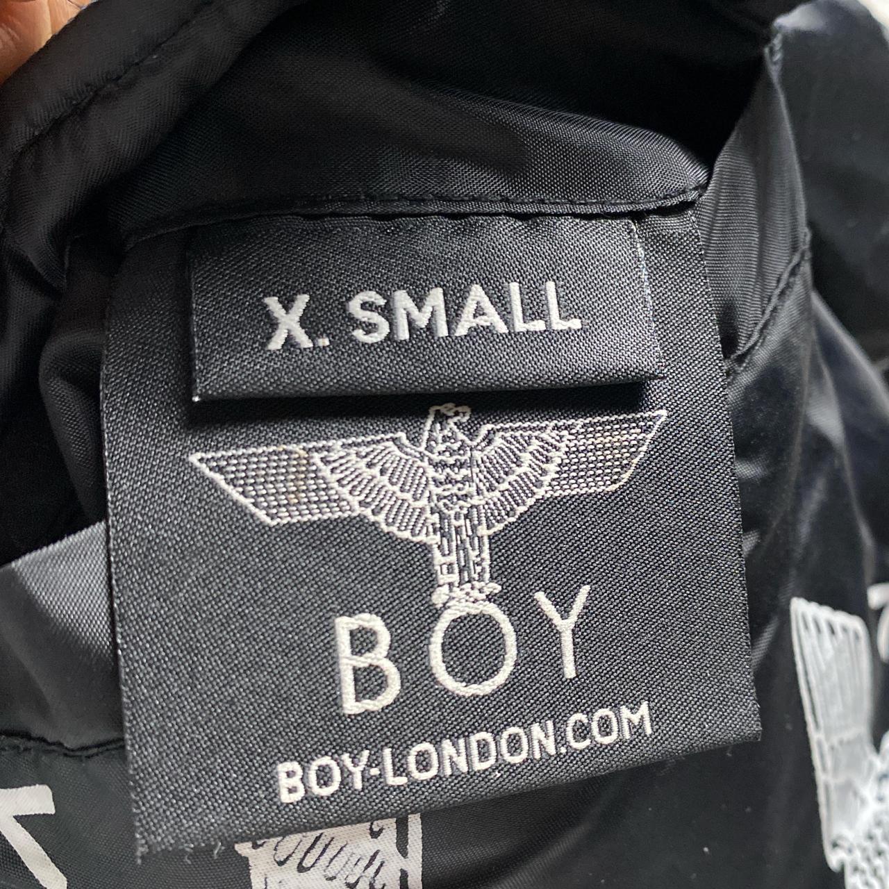 BOY London Black and White Bomber Jacket (XS)