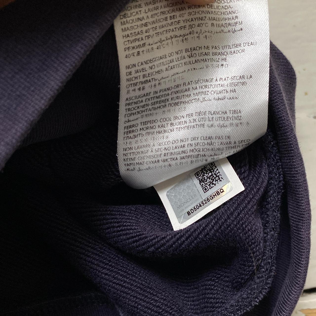Moncler Navy and White Hoodie (3XL)