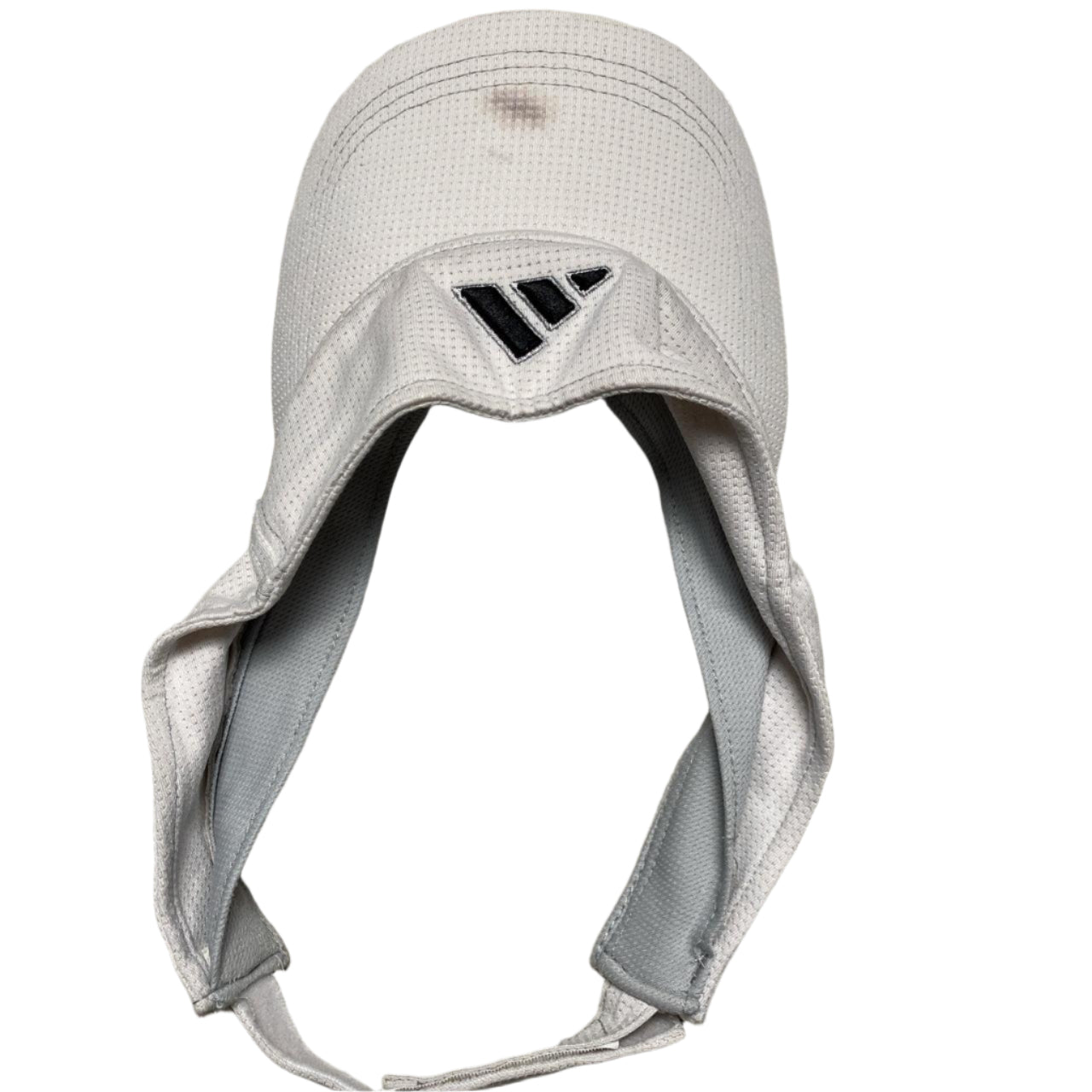 Adidas White and Black Visor Cap