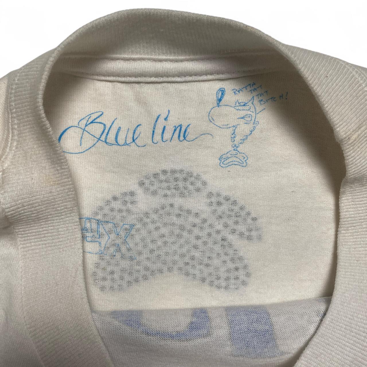 Blue Line Treatment Snoop Dogg Vintage 90’s T Shirt White