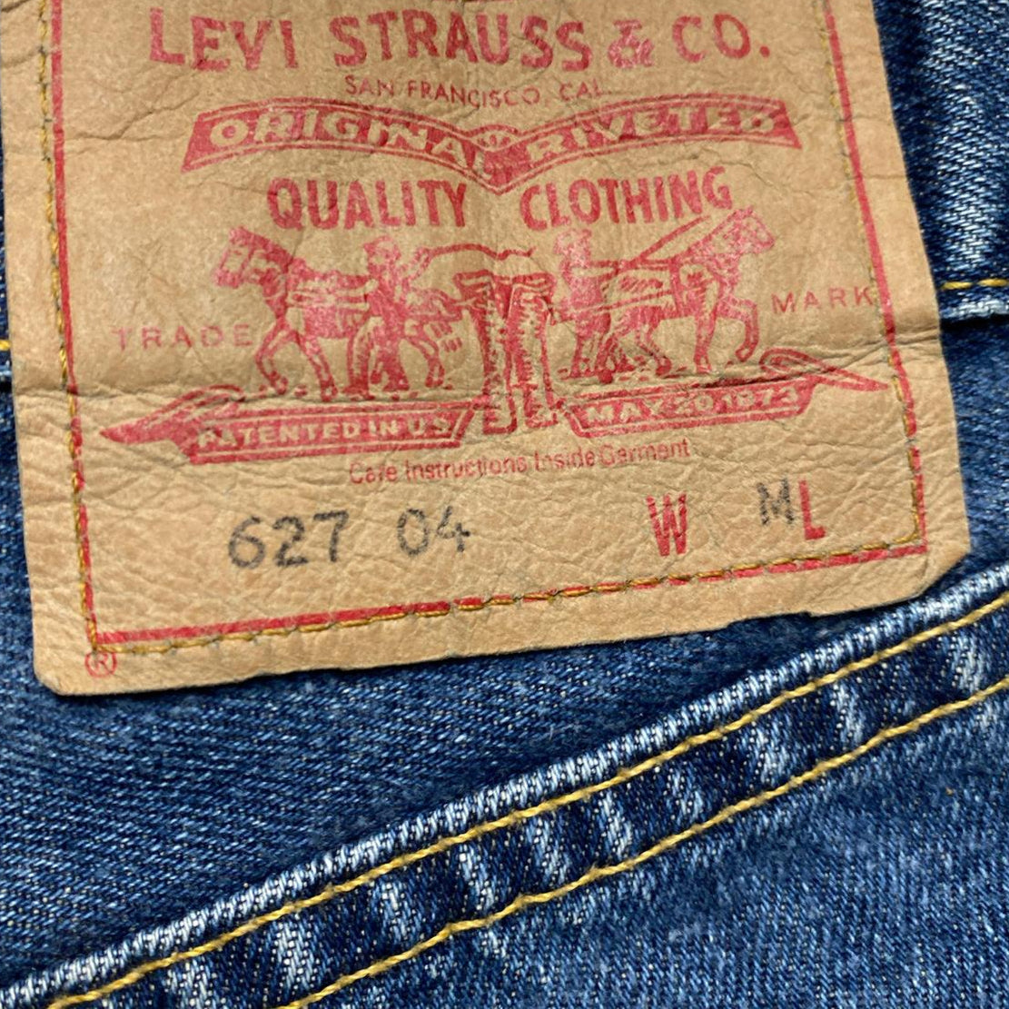 Levis 627 04 Vintage Womens Denim Shorts (M)