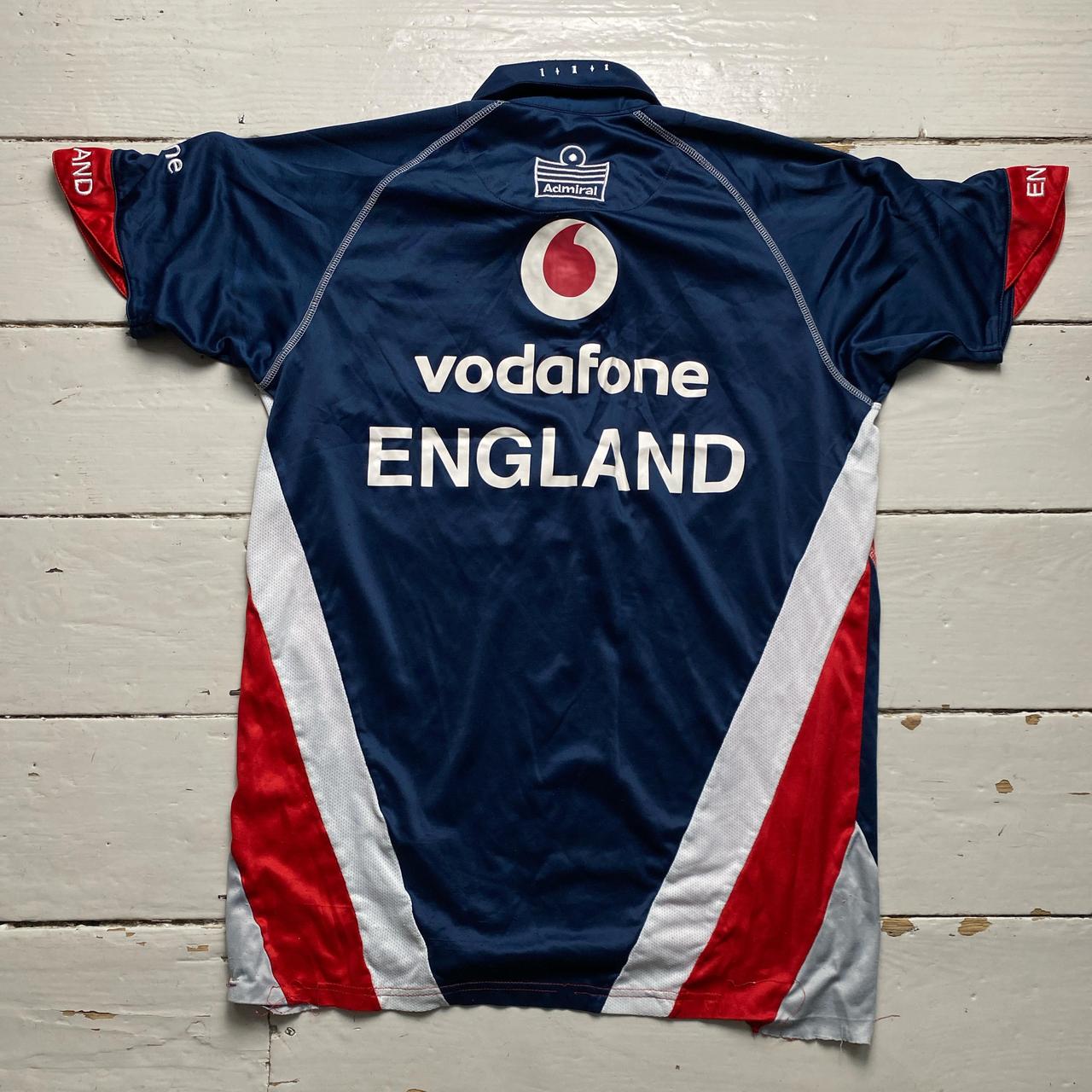 England Vodafone Admiral Vintage Cricket Jersey