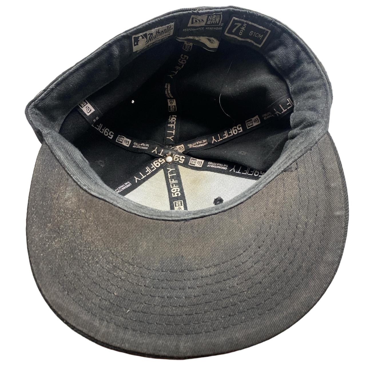 New York Yankees Black on Black Fitted Cap