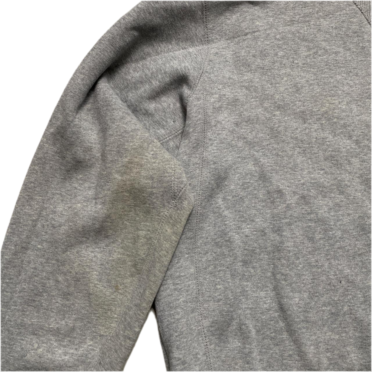 Nike Grey and White Swoosh Jumper (M)