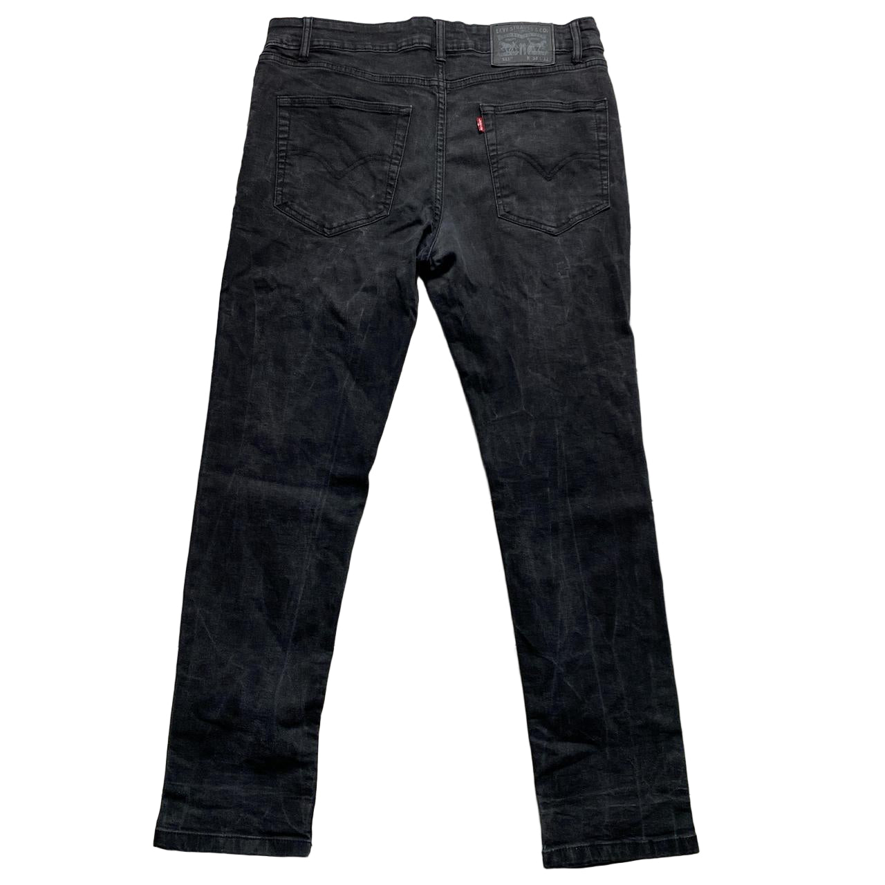 Levis 511 Black Slim Jeans (34W)