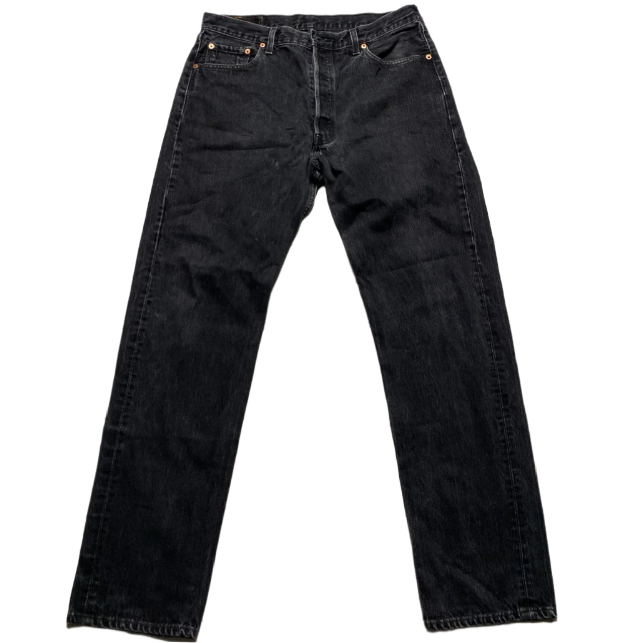 Levis 501 Vintage Grey Baggy Jeans (W 36)