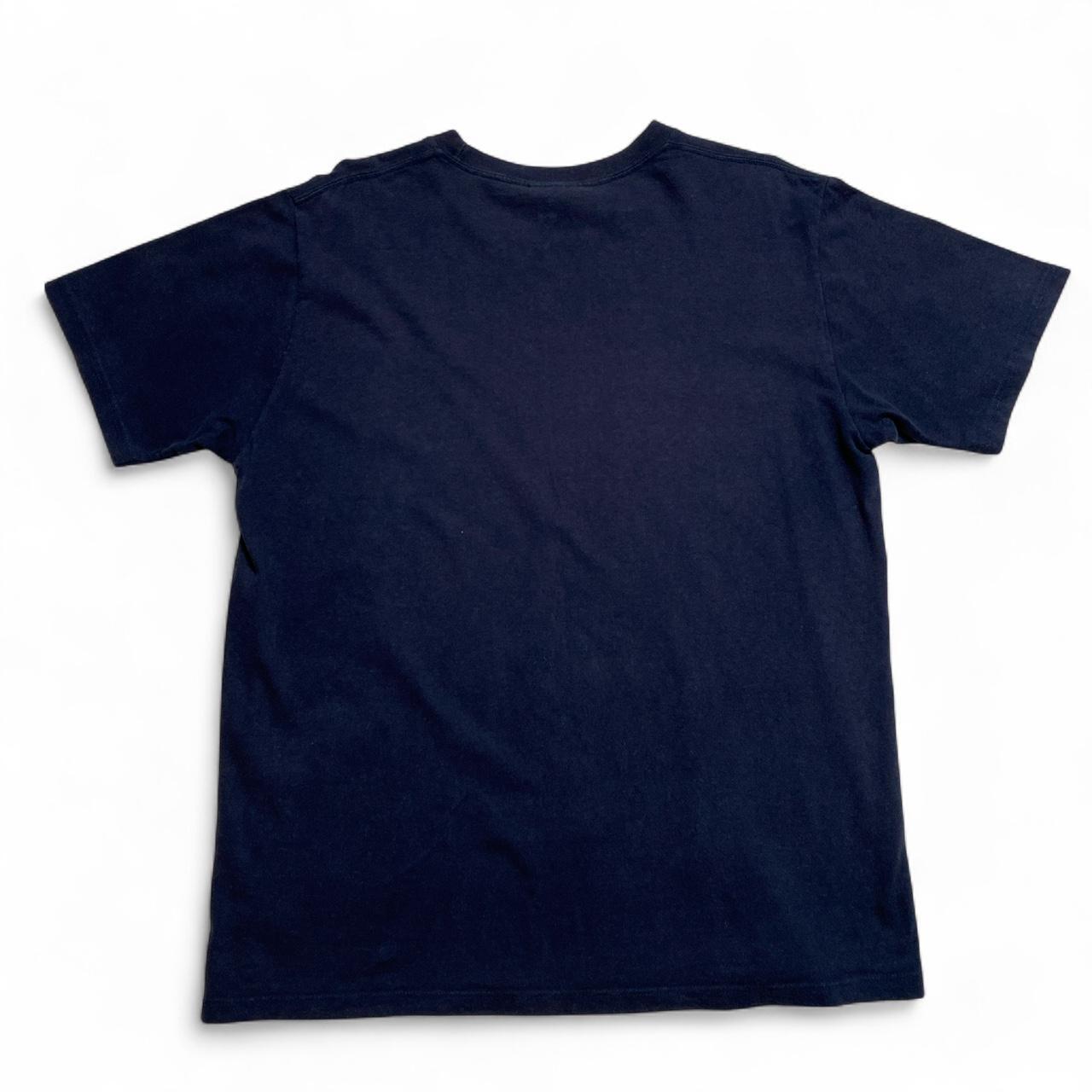 Nike Swoosh Navy Baby Blue Vintage y2k T Shirt (M)