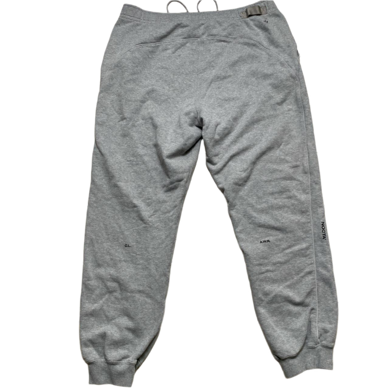 Nike Nocta Grey and Black Baggy Joggers (2XL)