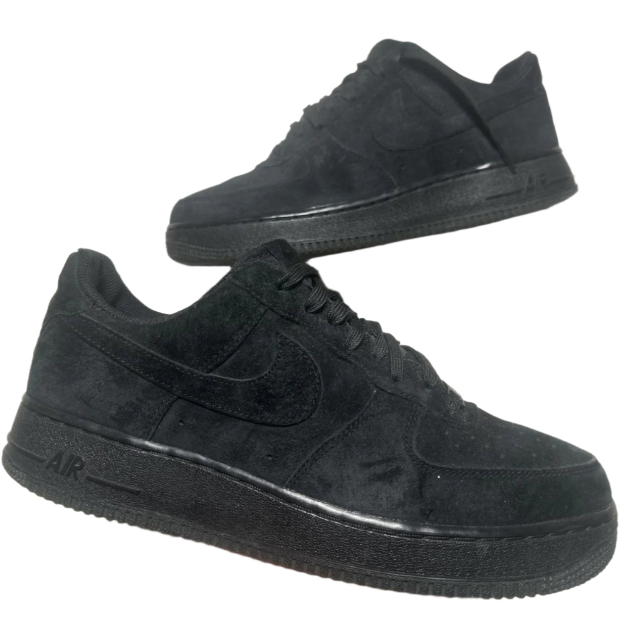 Nike Air Force 1 Black Suede (UK 9)
