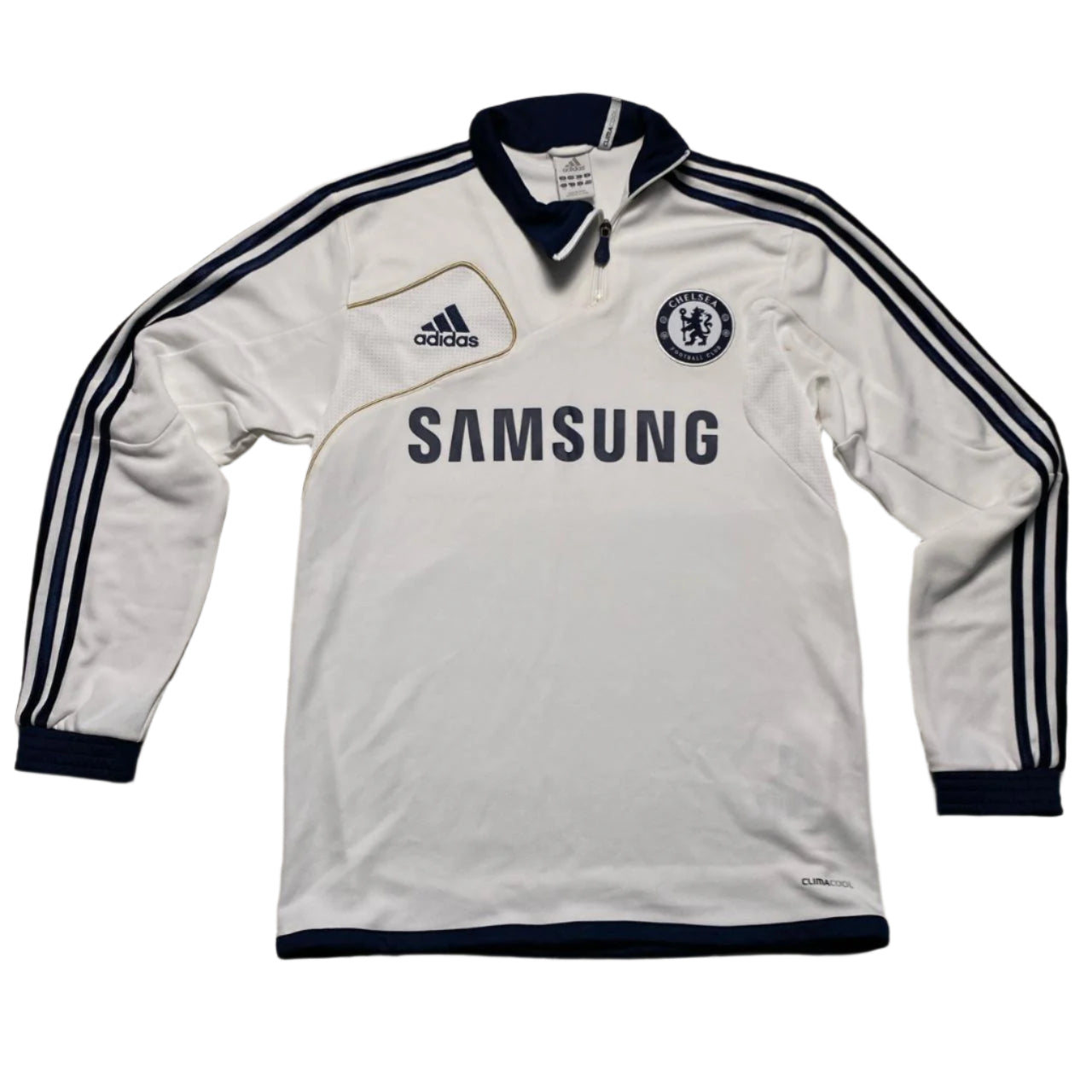 Adidas Chelsea 2012 2013 Football Thermal Climacool Training Quarter Zip Jersey (M)