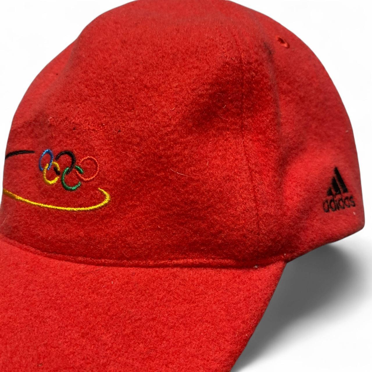 Adidas Vintage Fleece Olympics Red Baseball Cap