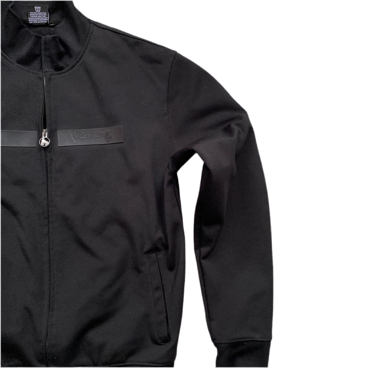 Money Clothing Black Track Jacket (L)