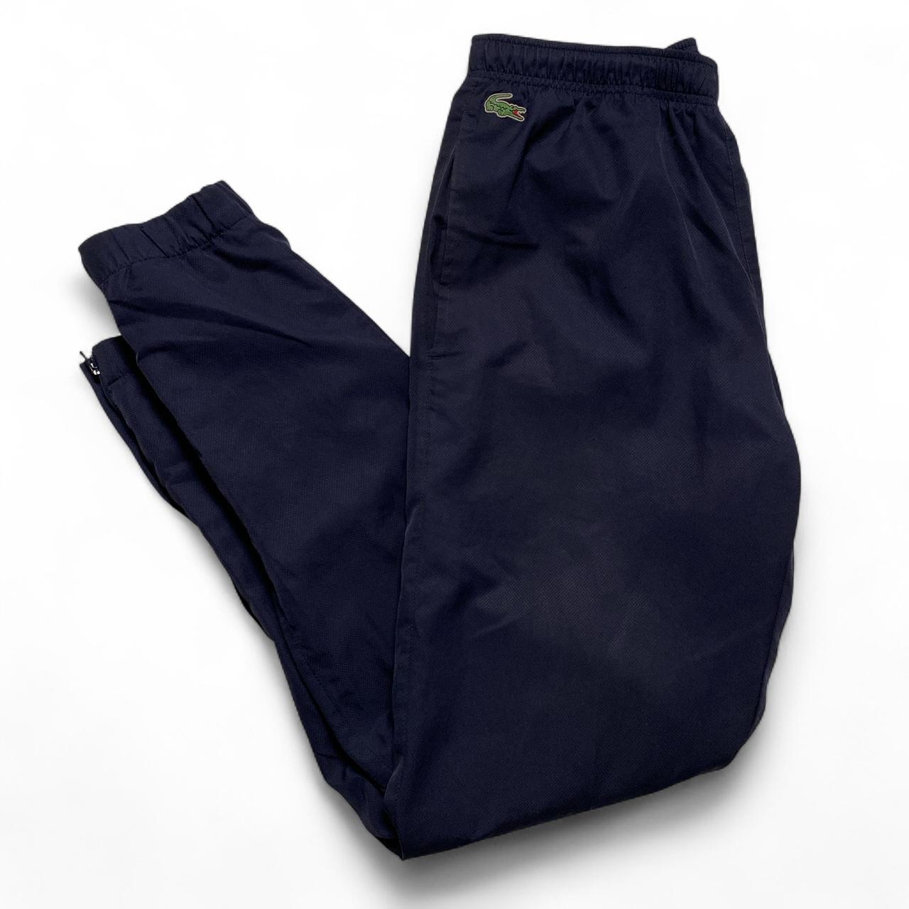 Lacoste Novak Djokovic Navy Green Croc Shell Trackpant Bottoms (XS)