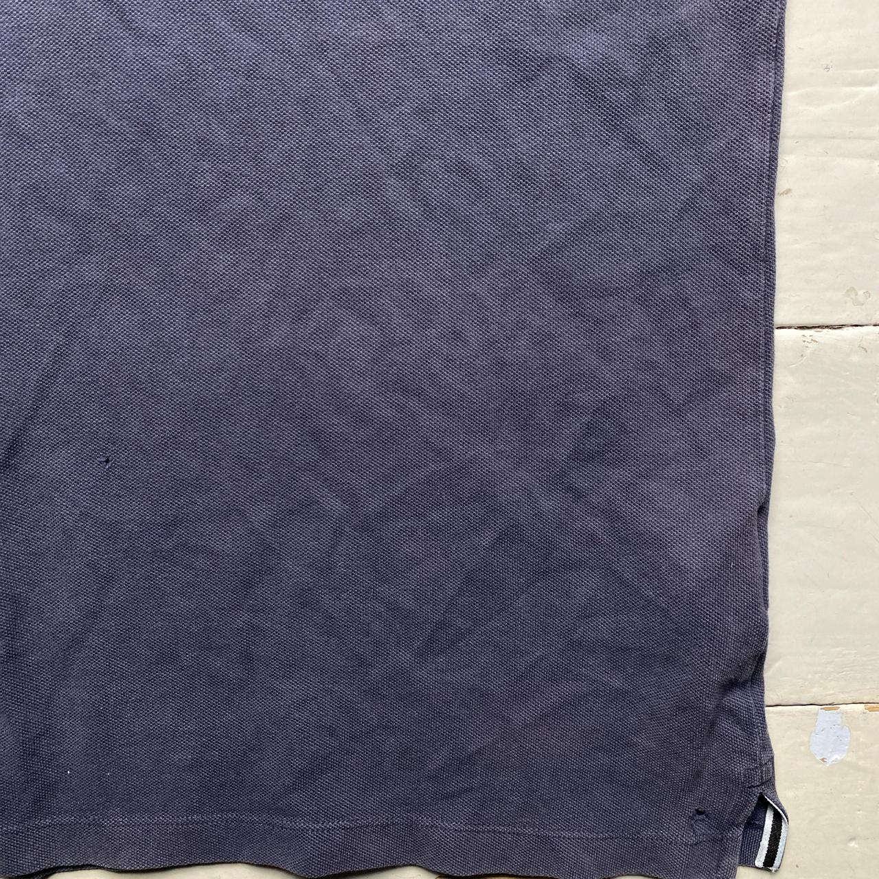 Stone Island Navy and White Polo Shirt