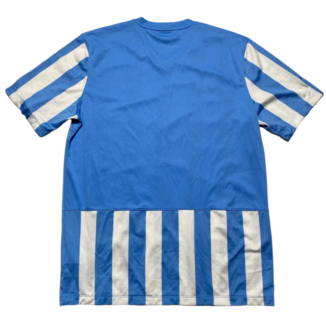 Nike Blue and White Stripe Football Jersey (L)