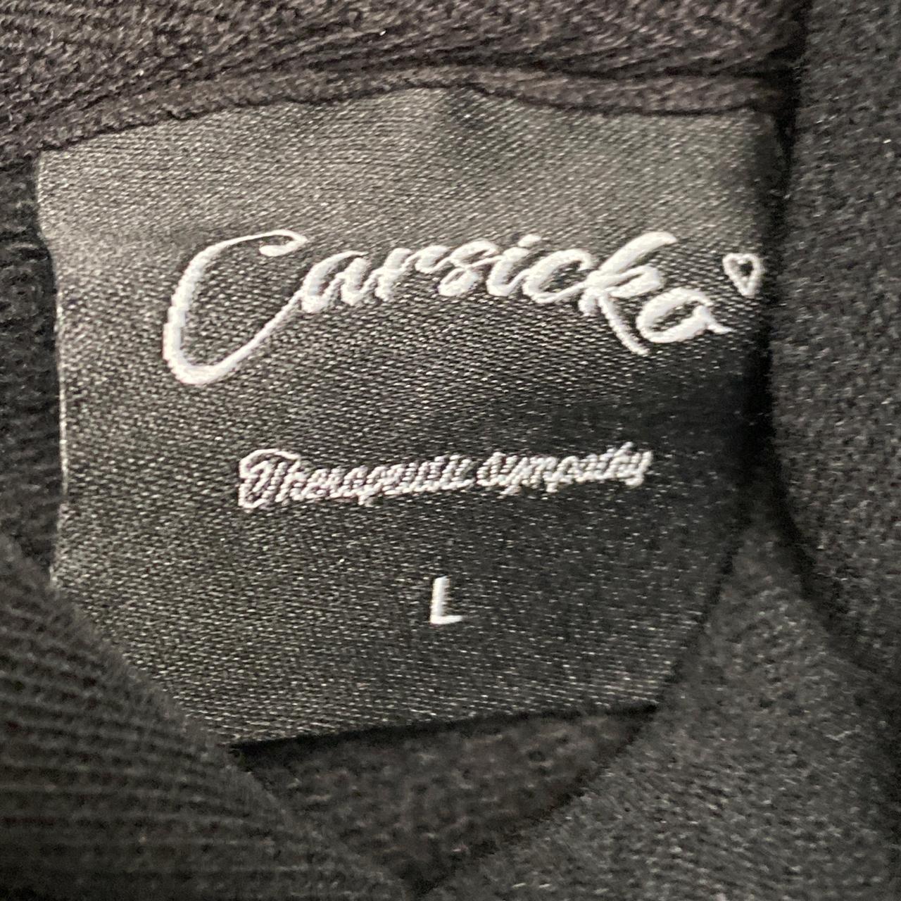 Carsicko Black and White Baggy Hoodie (L)