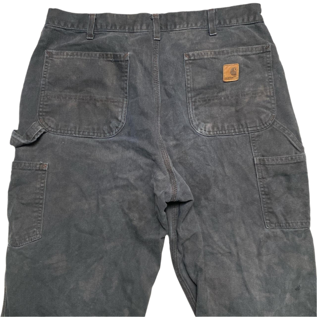 Carhartt Cargo Workwear Carpenter Black Trousers Jeans (35W)