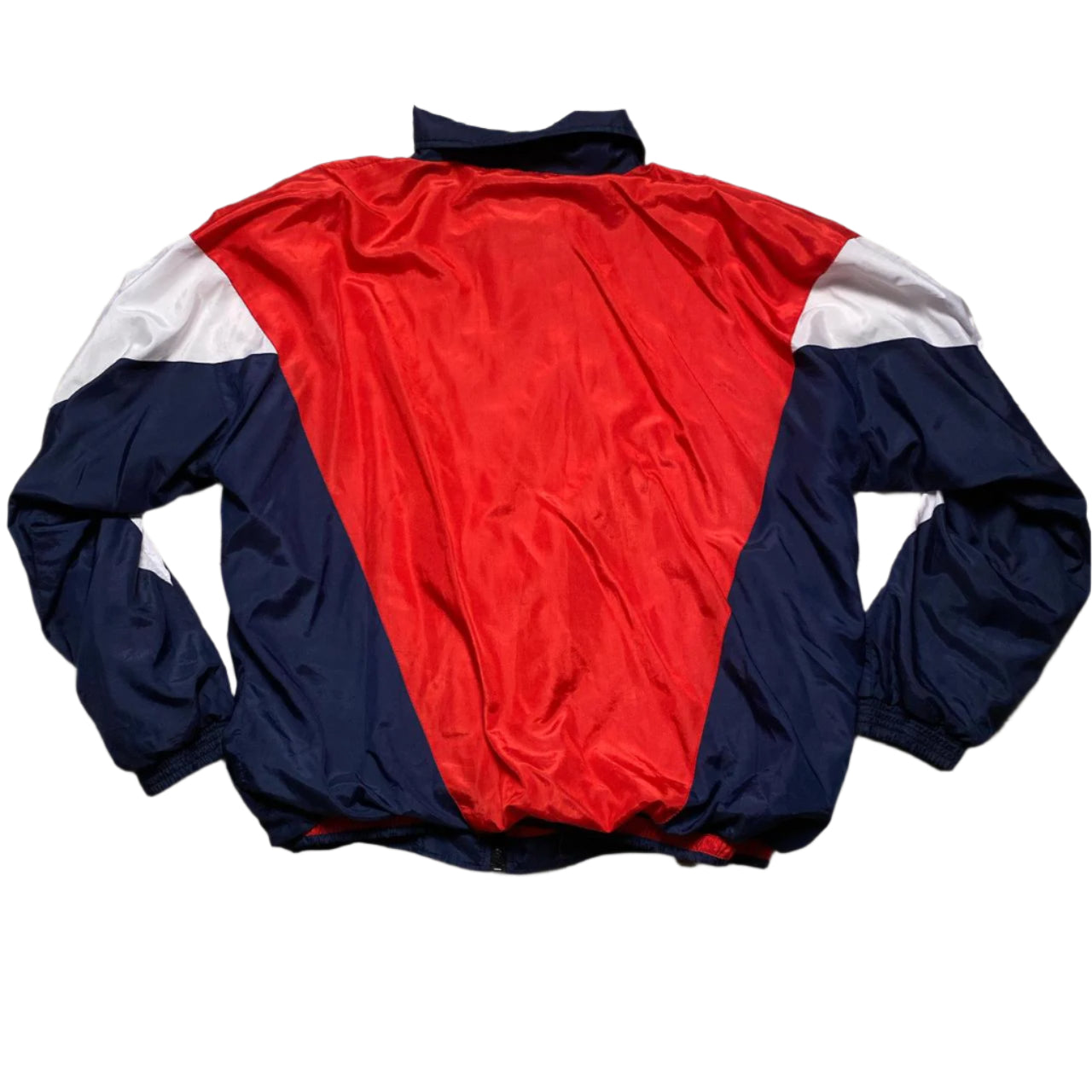Tommy Hilfiger Vintage 90โs Blue Red and White Shell Nylon Baggy Tracksuit (XL)