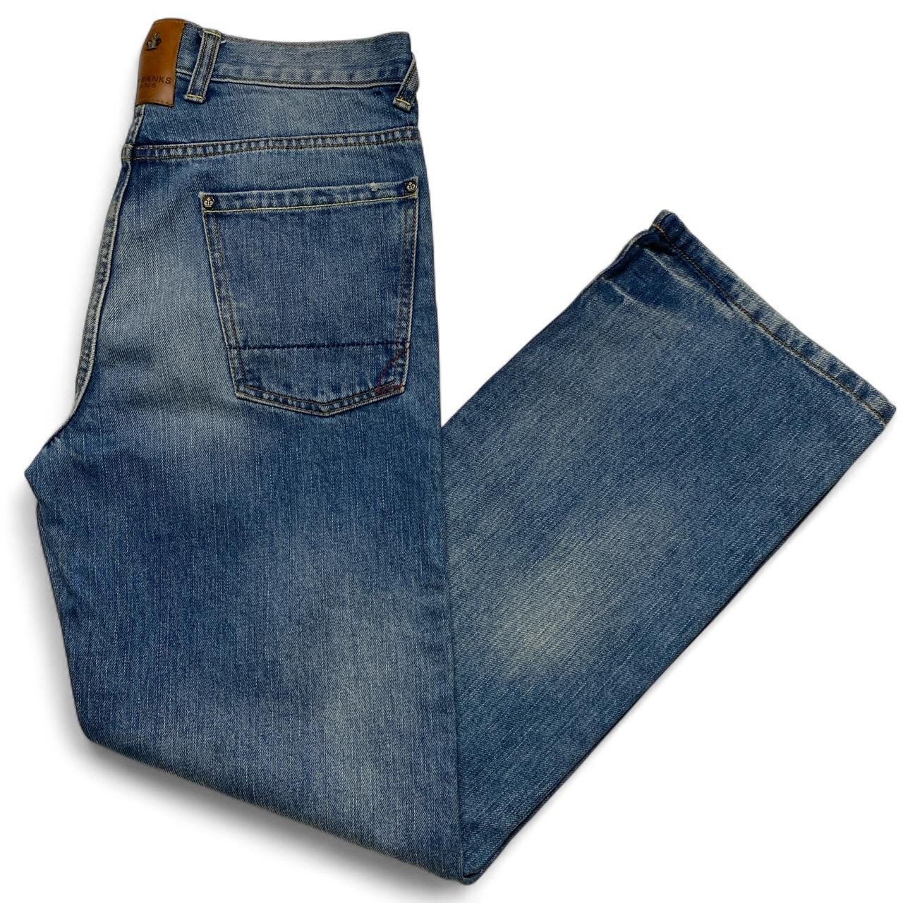 Jeff Banks Light Blue Straight Fit Jeans (30W)