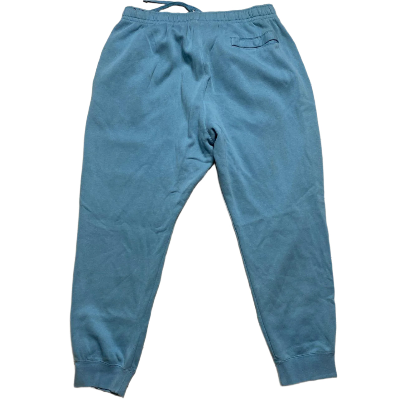 Nike Blue and White Swoosh Joggers (2XL)