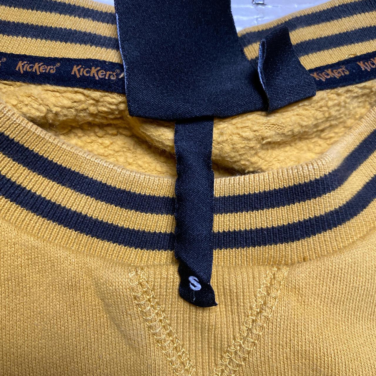 Kickers Yellow and Black Vintage Jumper (S)