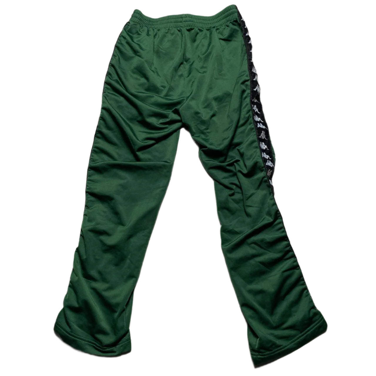 Kappa Green Black and White Trackpant Bottoms (S)