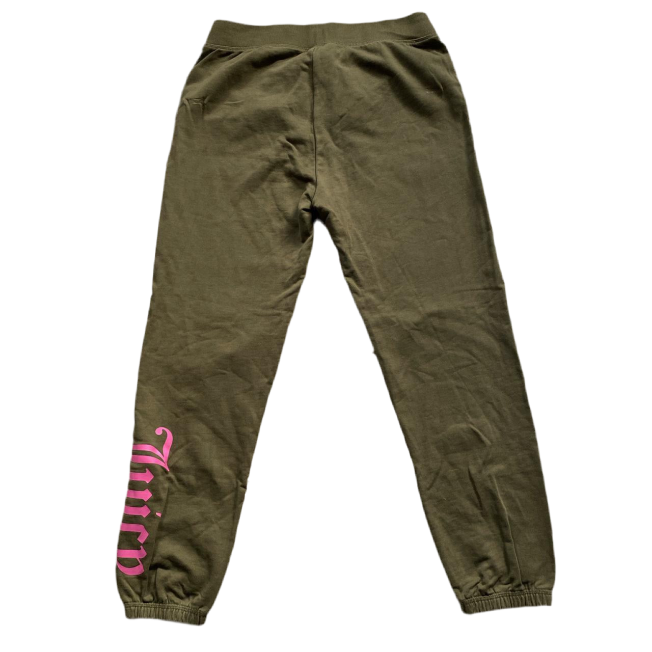 Juicy Couture Olive and Pink Joggers (M)