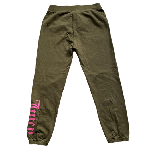 Juicy Couture Olive and Pink Joggers (M)
