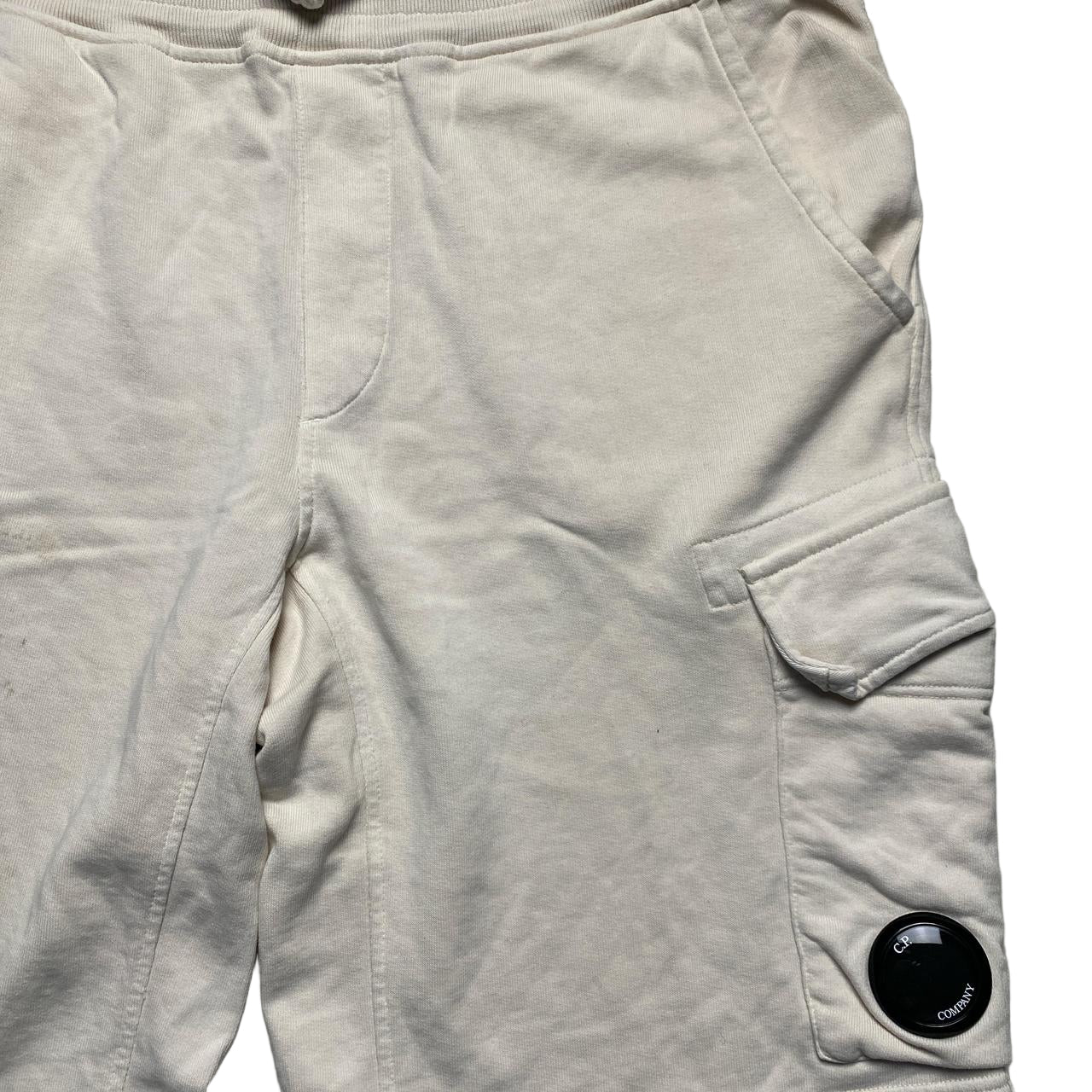 CP Company Cream White Shorts (34W)