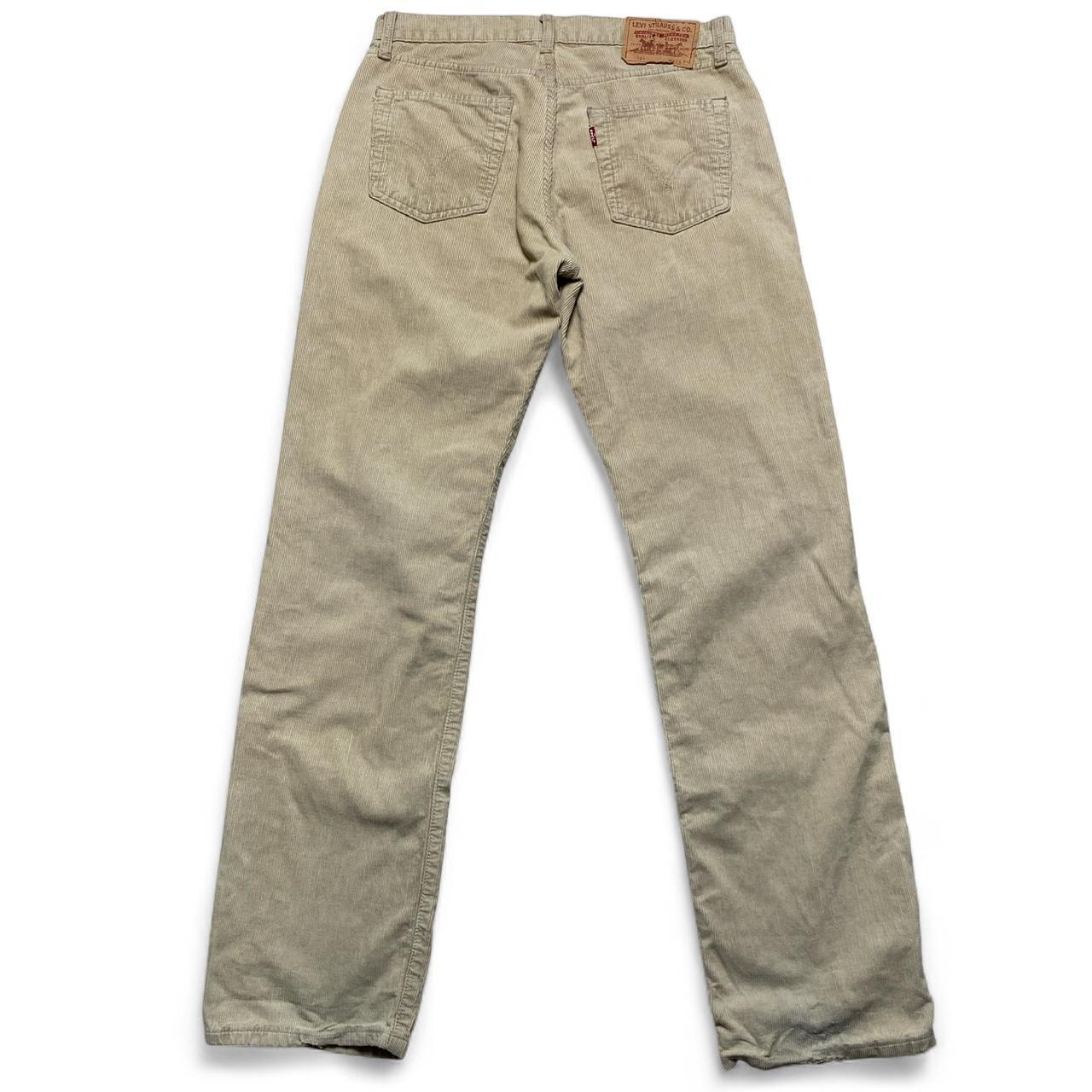 Levis 751 Corduroy Beige Khaki Jeans (32W)