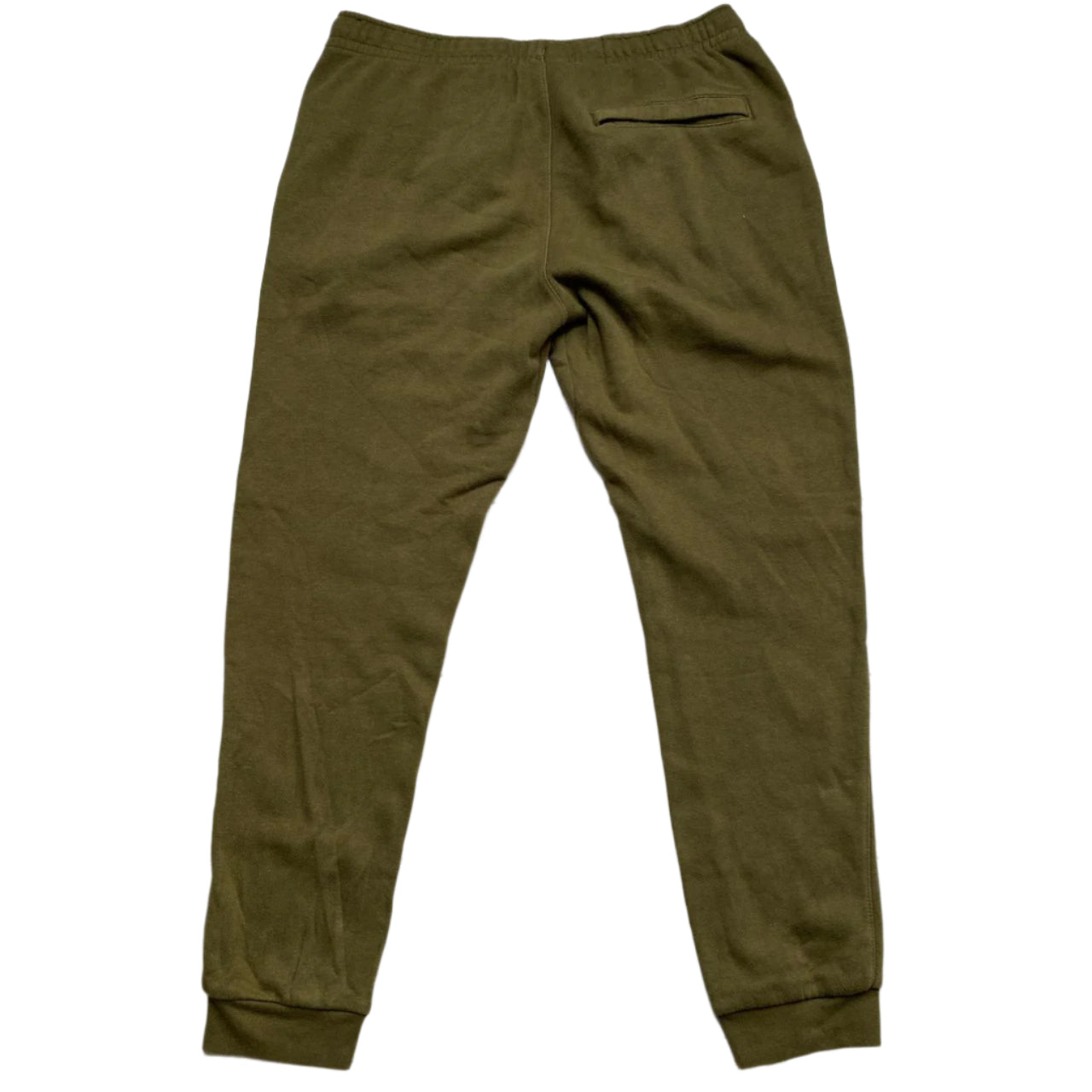 Nike Khaki Green and White Tracksuit Jumper and Joggers (M)