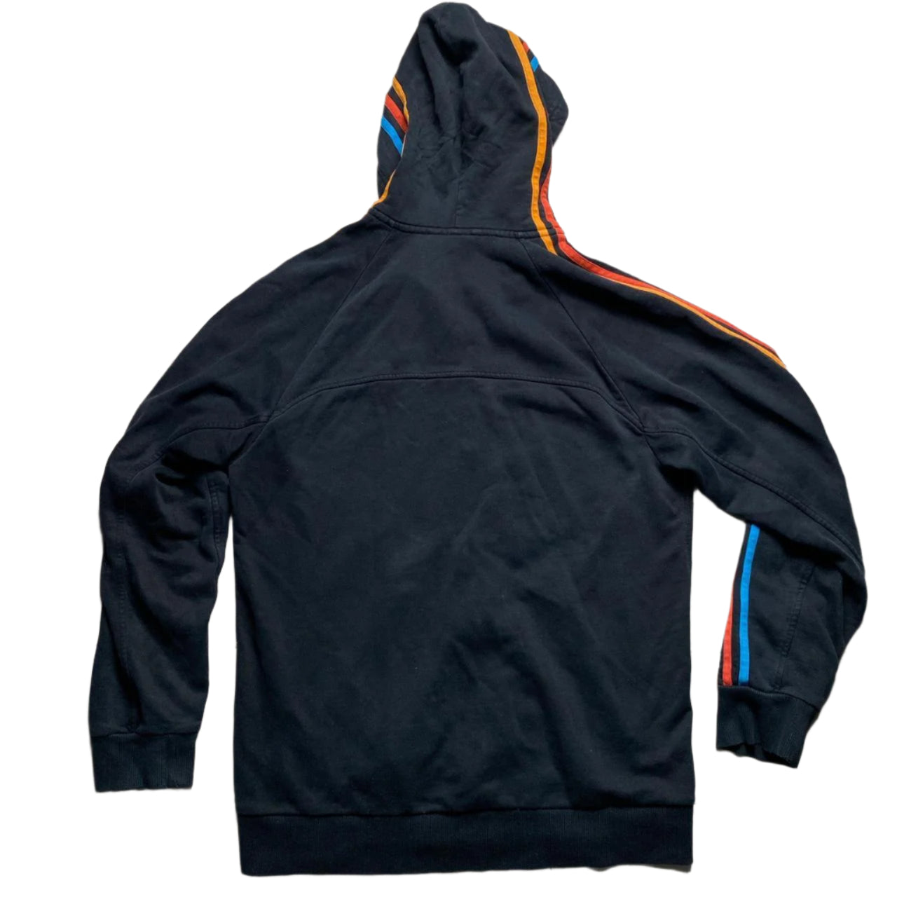 Adidas Performance Essentials Black Orange Red and Blue Multi Colour Full Tracksuit (M/S)