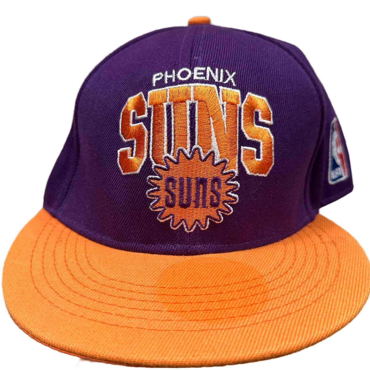 Phoenix Suns Purple and Orange Mitchell and Ness Snapback Cap