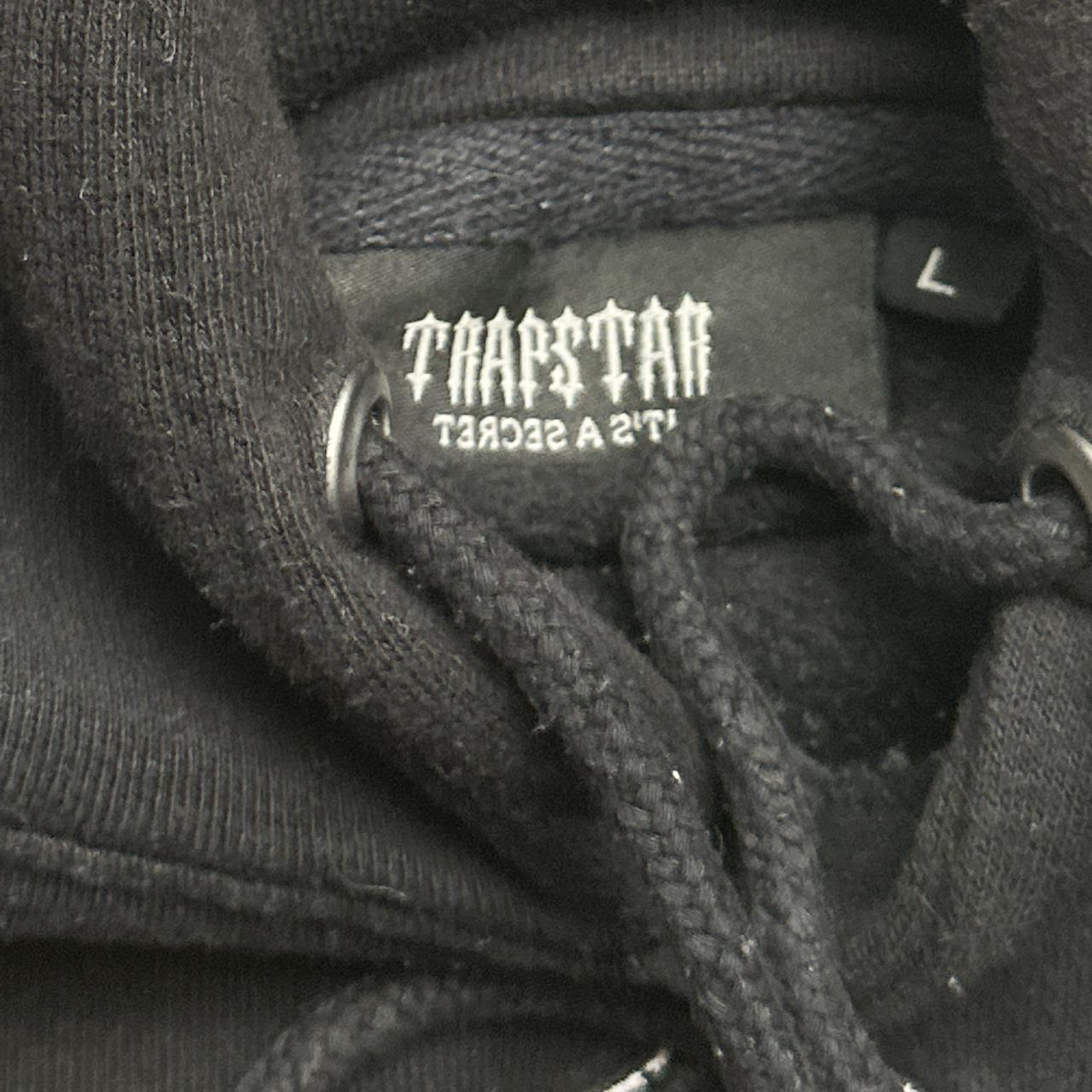 Trapstar Grey Black and White Hoodie (L)