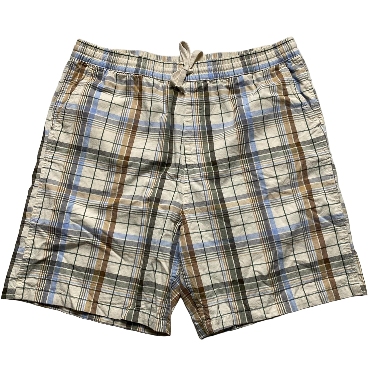 Carhartt Checked Shorts Cream (XL)