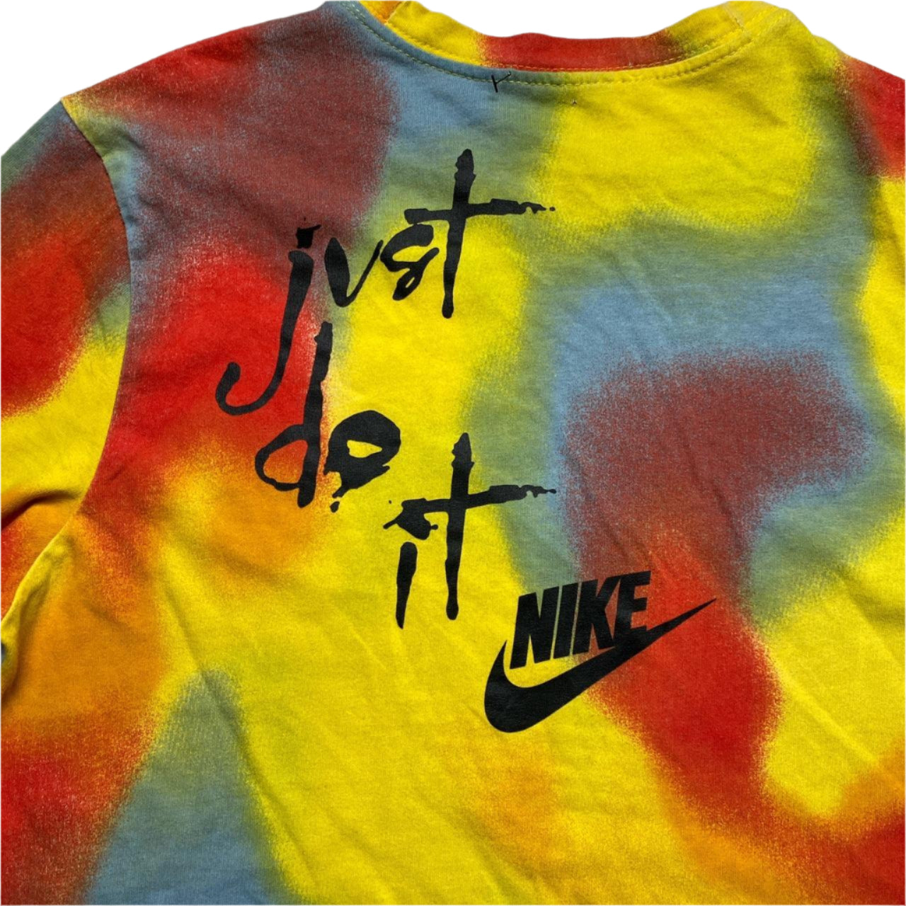 Nike Actions Speak Louder than Anything Tie Dye T Shirt (M)
