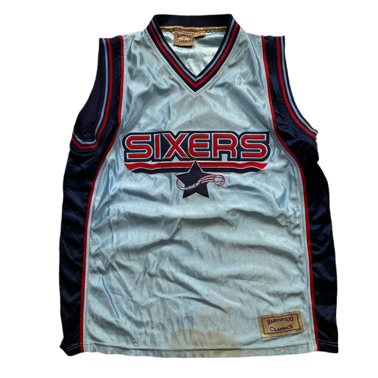 Sixers Vintage Harwood Classics Basketball Jersey (XL)