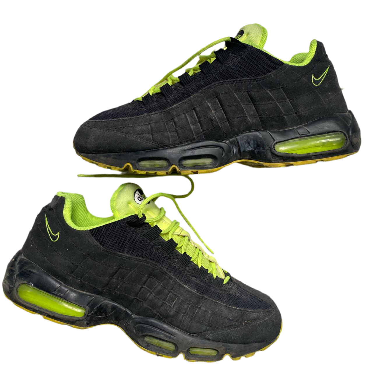 Nike Air Max 95 Black and Neon Green 2011 (UK 10)