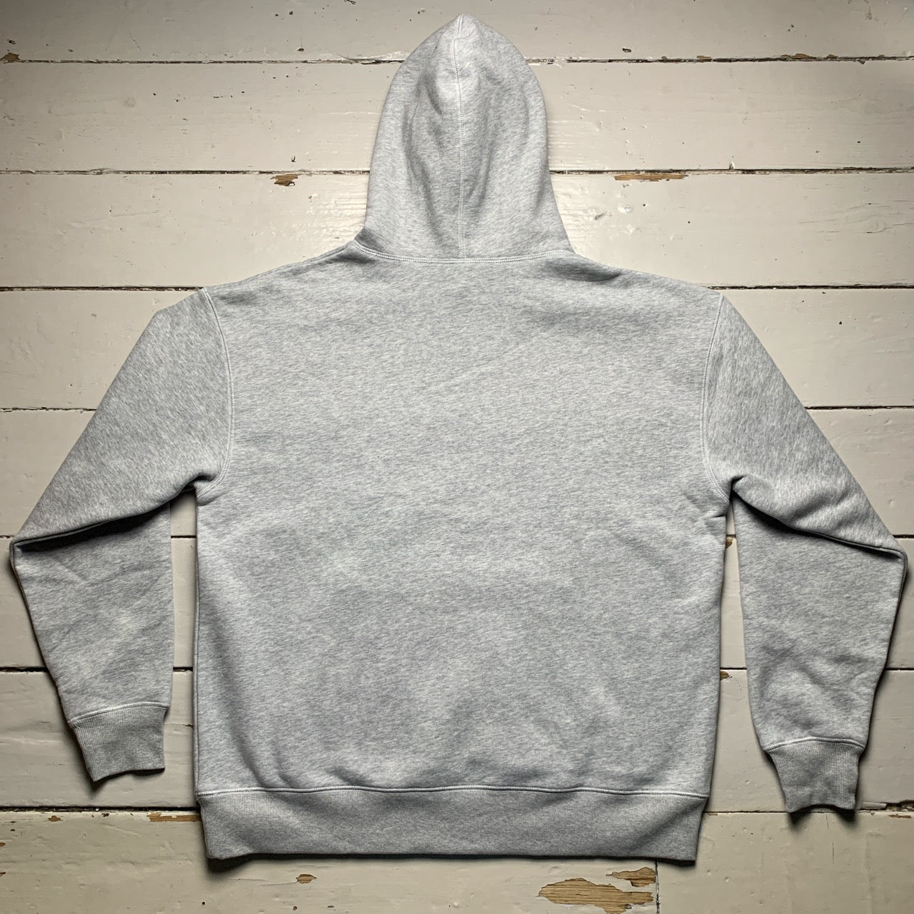 Heather Grey The Trio Contrast Stitch Hoodie