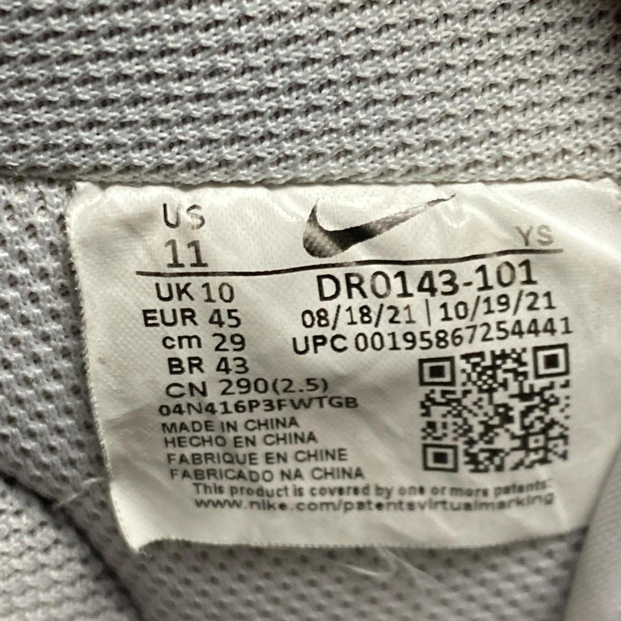 Nike Air Force 1 White and Black (UK 10)
