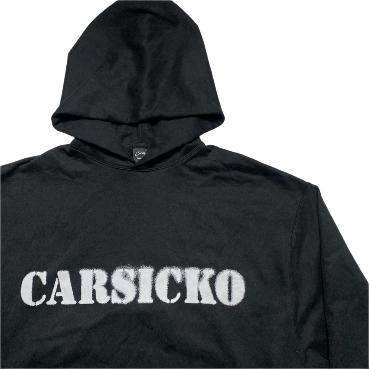 Carsicko Black and White Baggy Hoodie (L)