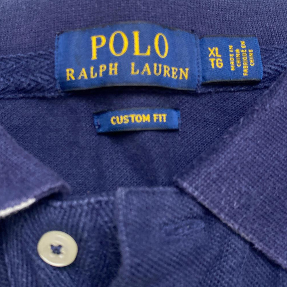 Polo Ralph Lauren London Great Britain Spellout Polo Shirt (XL)