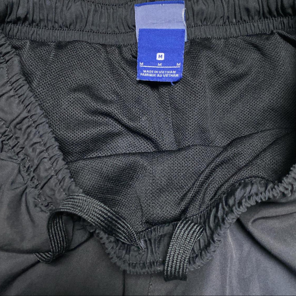 Nike Black and White Shell Trackpant Bottoms (M)