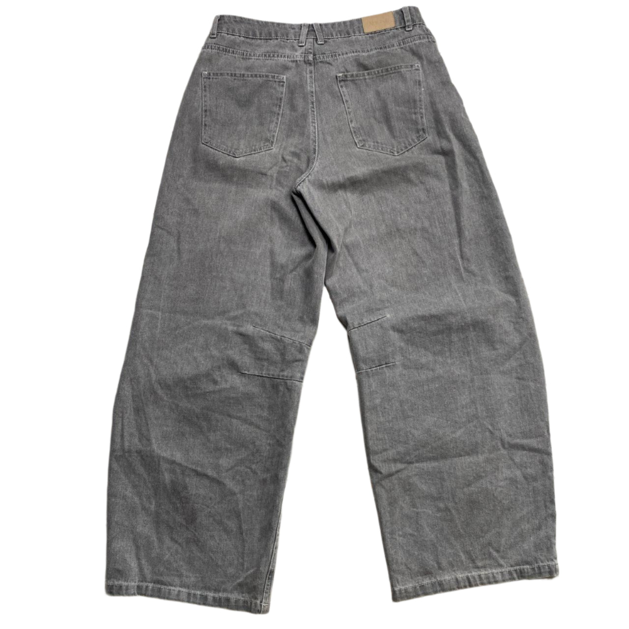 Aligne Womens Grey Baggy Jeans (29W)