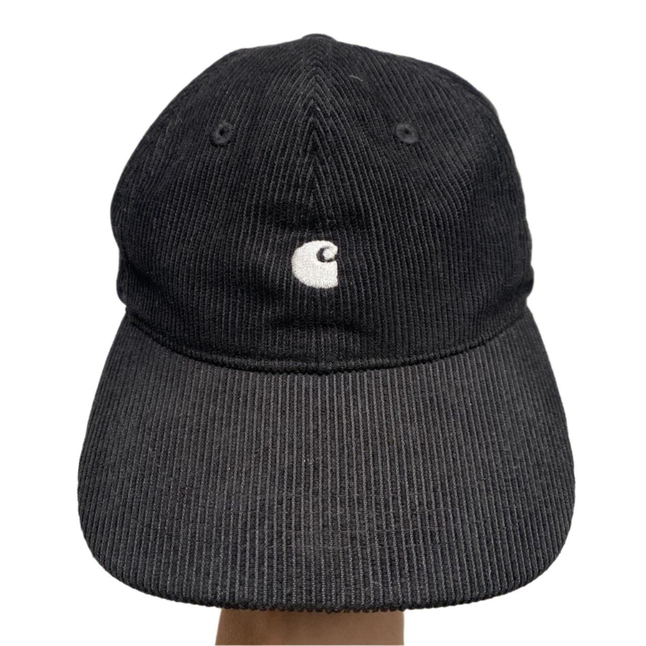 Carhartt WIP Black and White Corduroy Cap