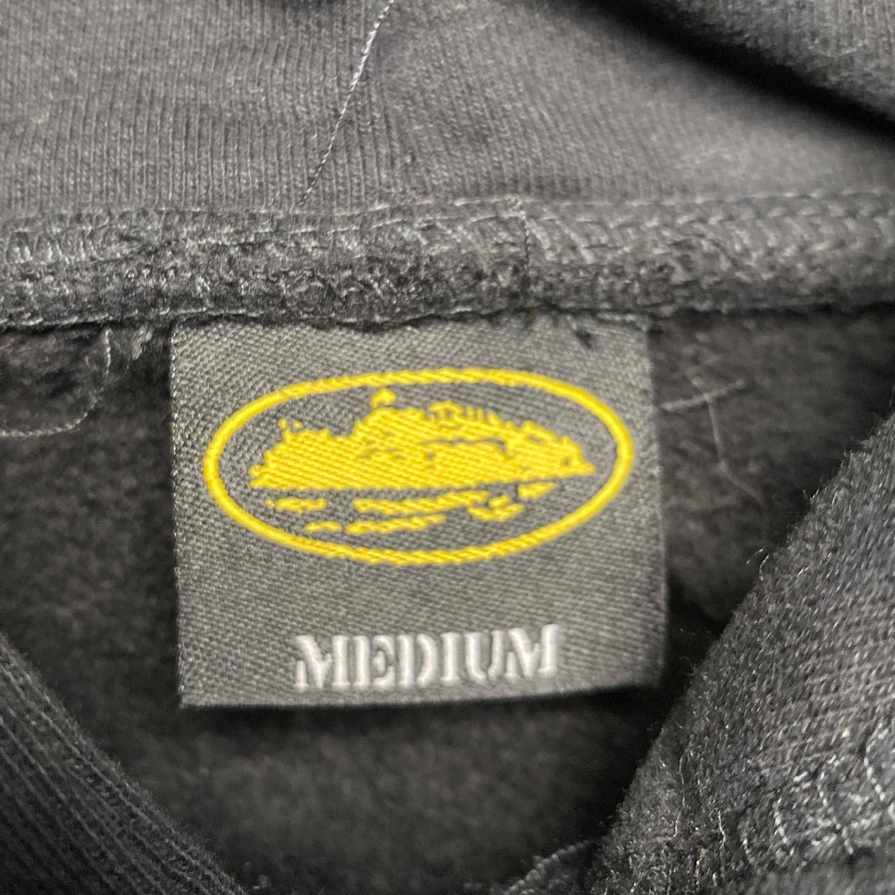 Corteiz Black and Red Alcatraz Hoodie (M)