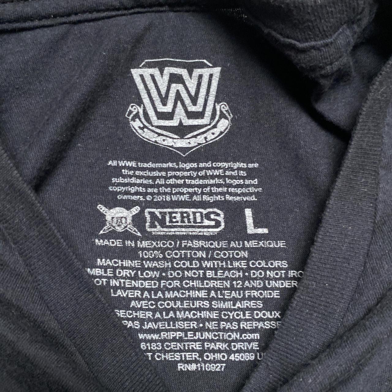 WWE Rick Flair Woooo 2018 T Shirt Black and Multi Colour (L)