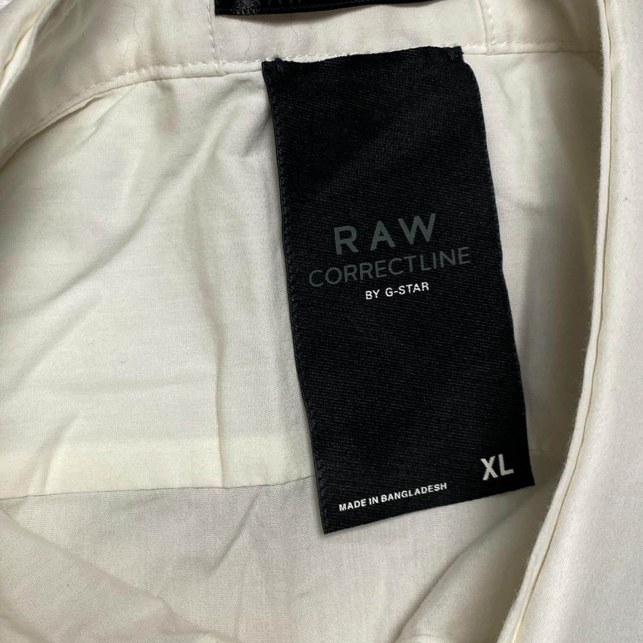 White G-Star RAW button-up Shirt (XL)