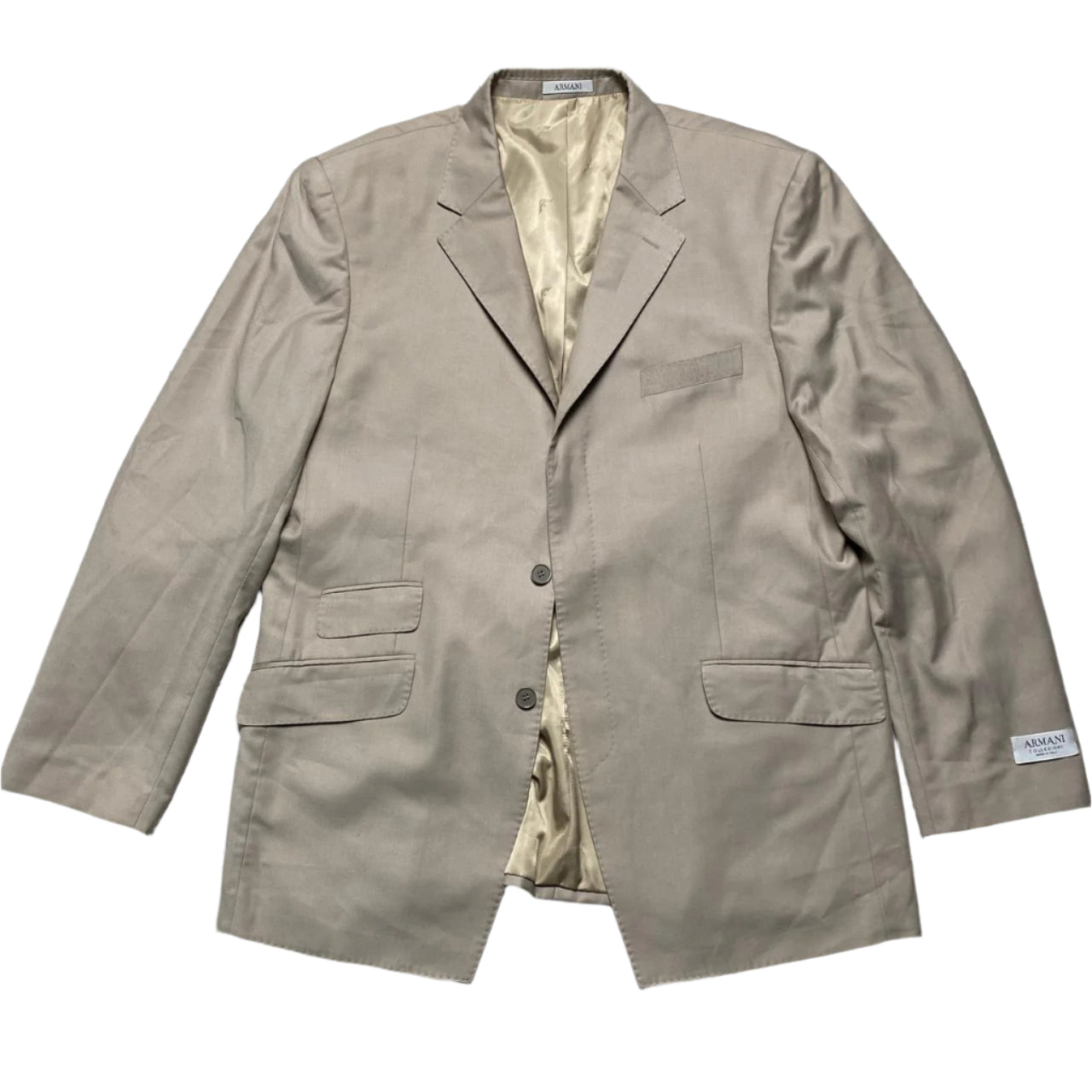 Armani Collezioni Cream Full Suit (XL)