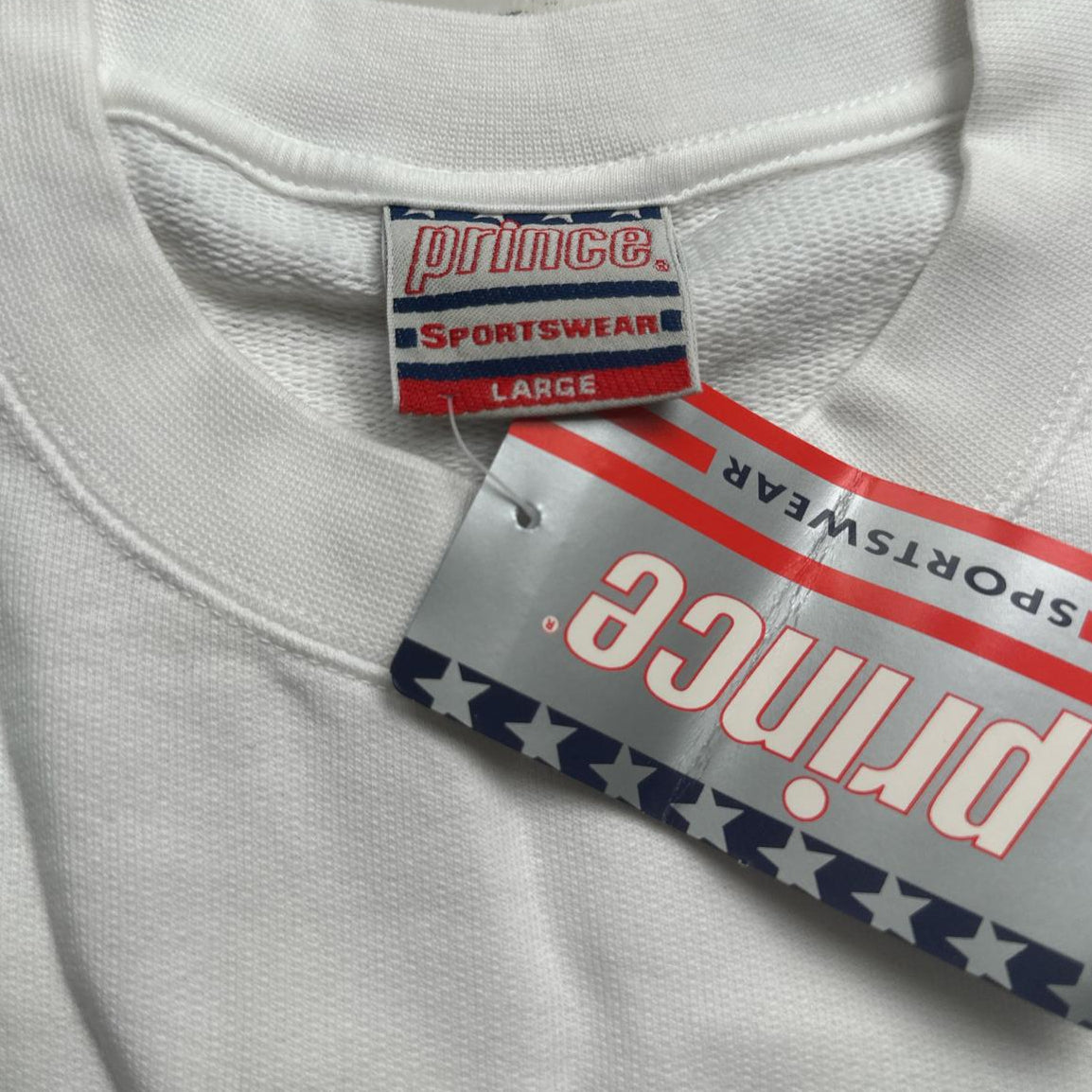 Prince Vintage 90’s White and Blue Jumper (XL)